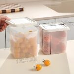 fridge storage boxes freezer & refrigerator 1200 ml creonexx